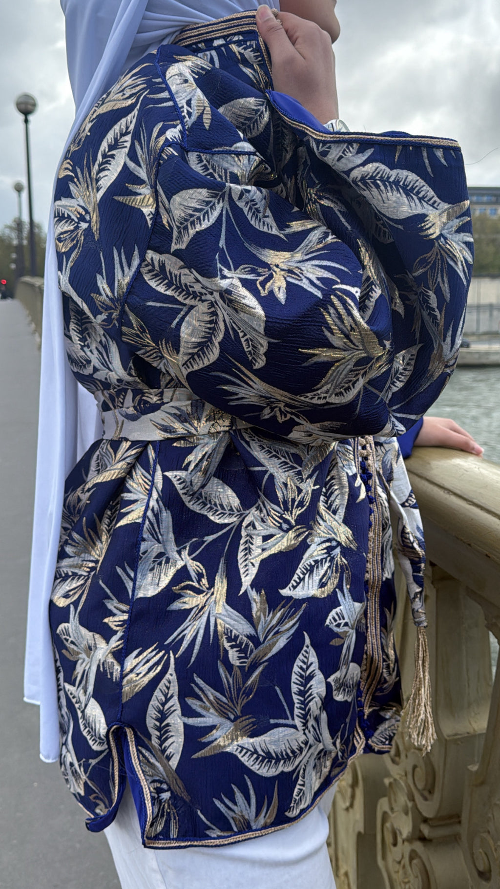 Kimono bleu foncé - doré 💙🪡