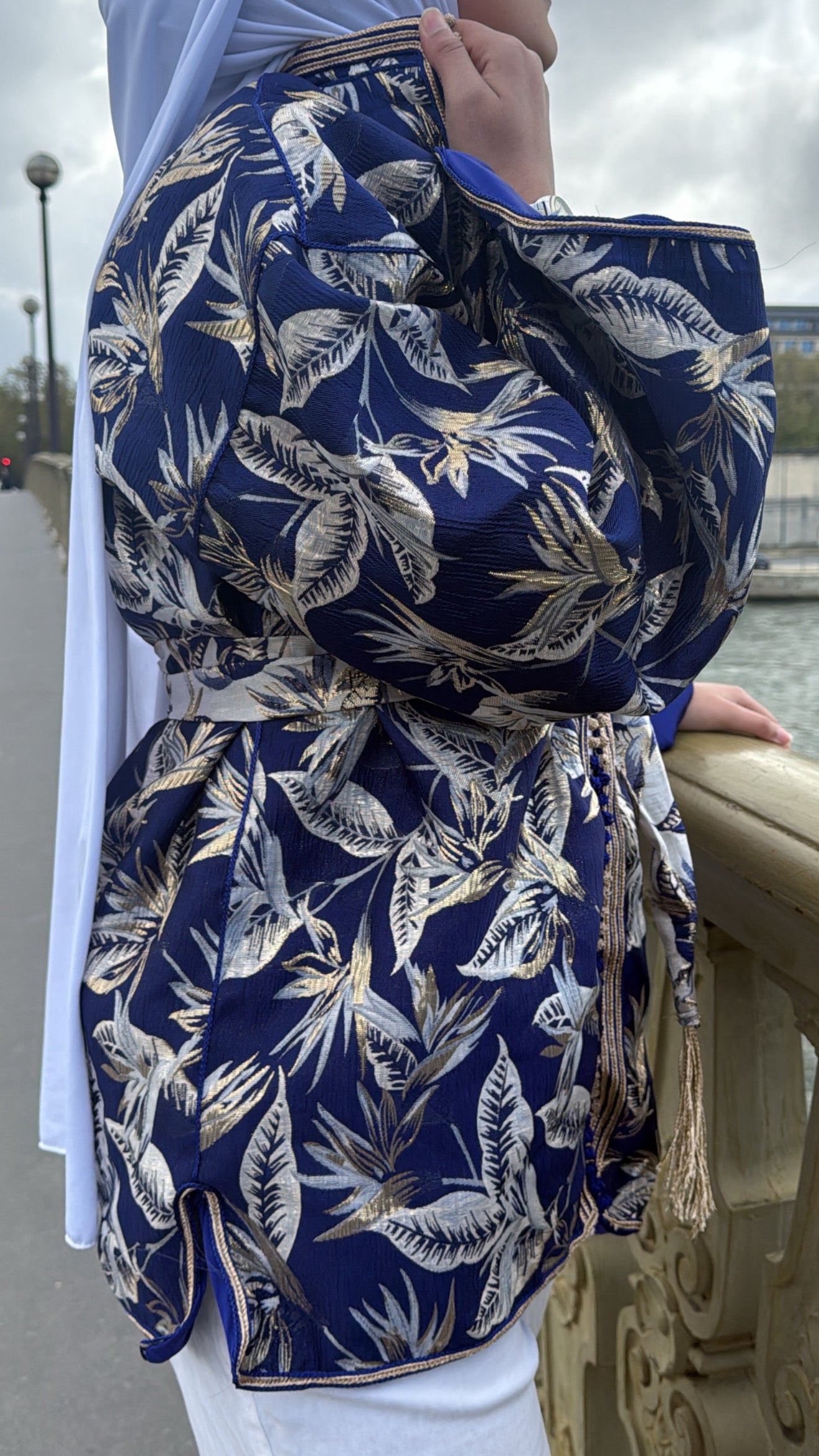 Kimono bleu foncé - doré 💙🪡