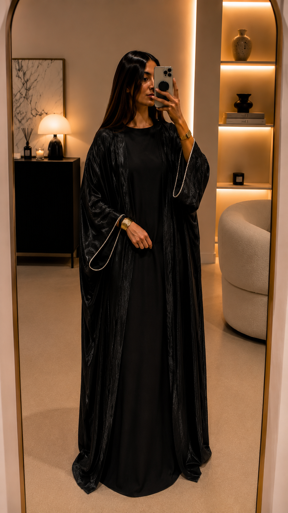 Ensemble Kimono Noir Élégance