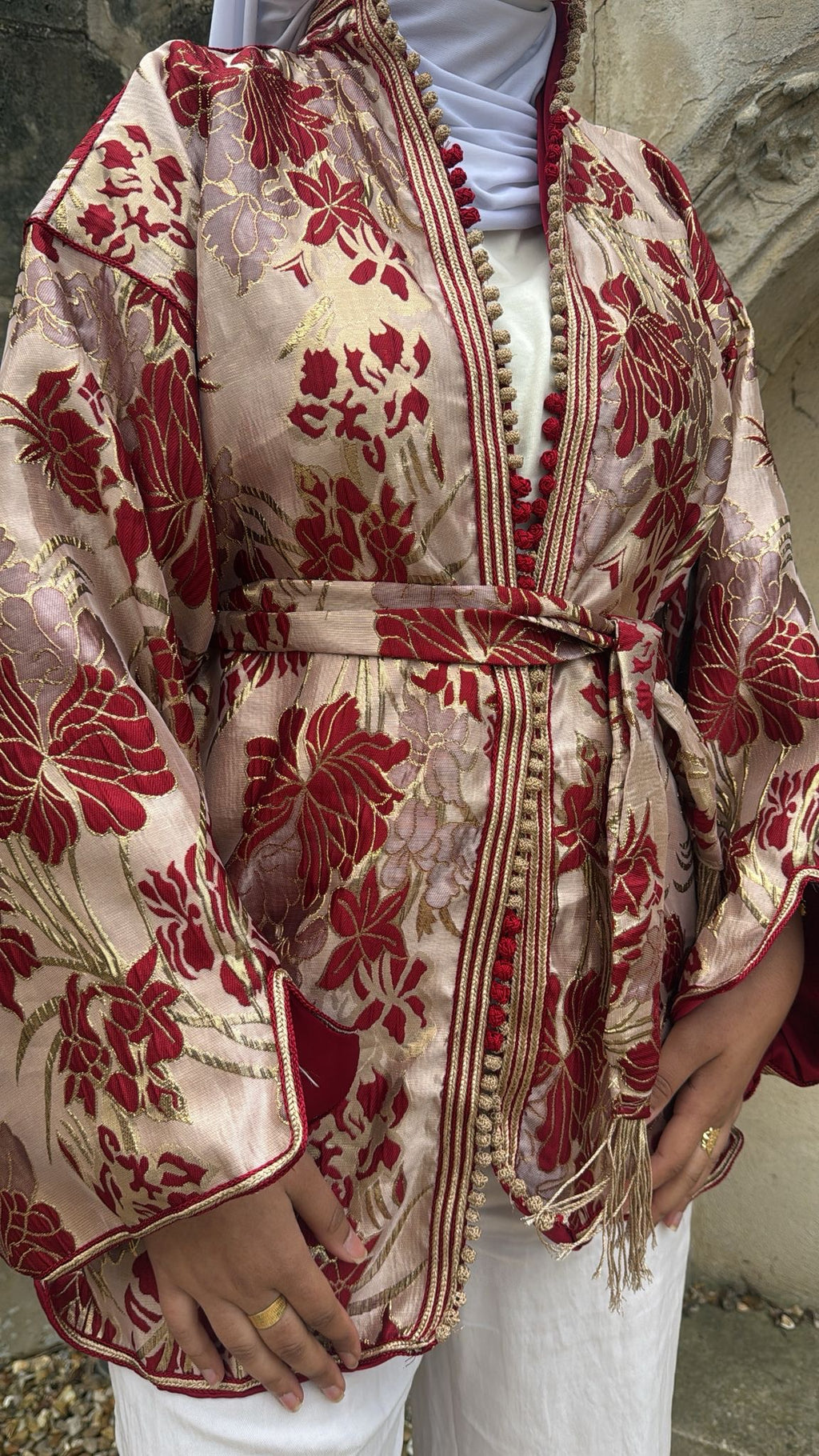 Kimono rouge - doré 🪡