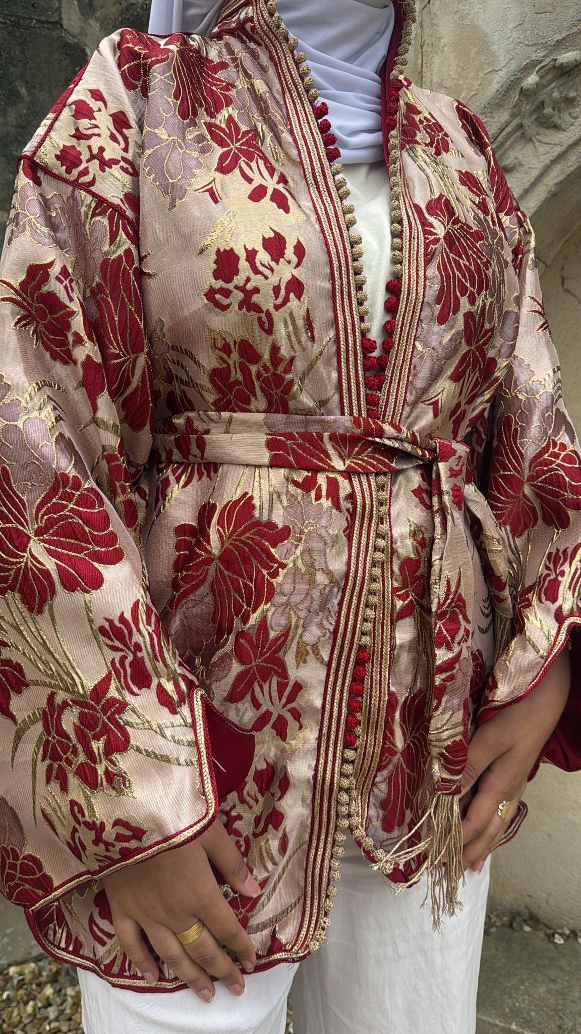 Kimono rouge - doré 🪡