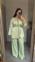 Ensemble vert pistache fais main🪡