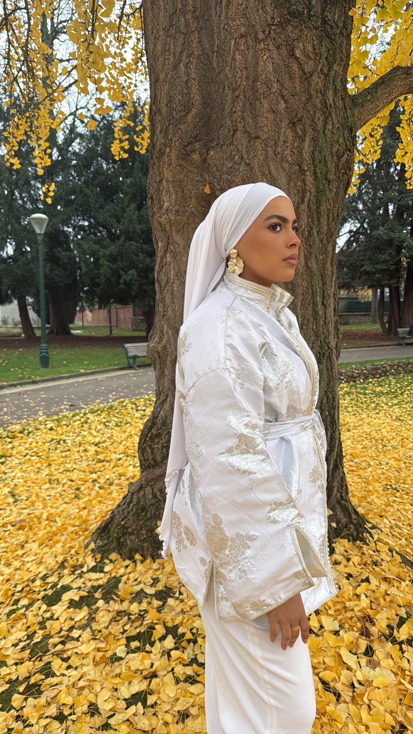 Kimono blanc argenté 🪡🤍