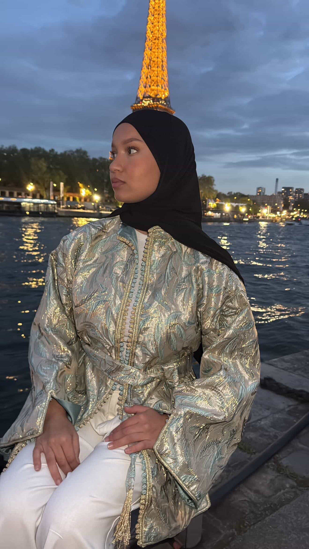 Kimono bleu doré 🪡🤍