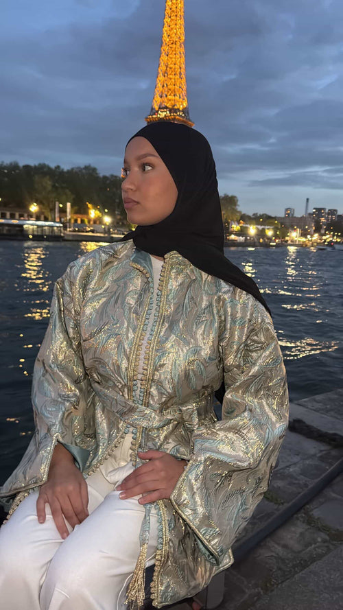 Kimono bleu doré 🪡🤍