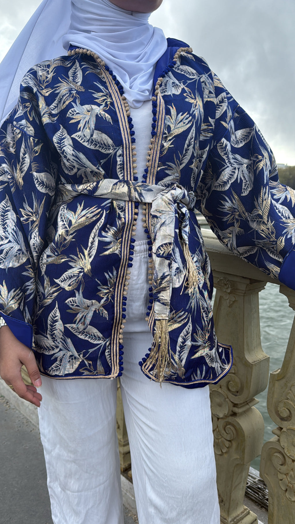 Kimono bleu foncé - doré 💙🪡