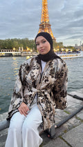 Kimono brocard noir doré 🪡🖤