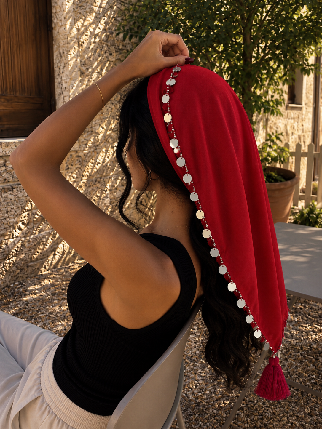 ZIF HAYATI ROUGE ARGENTÉ 🪡