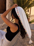 ZIF HAYATI BLANC DÉTAIL COQUILLAGE 🐚