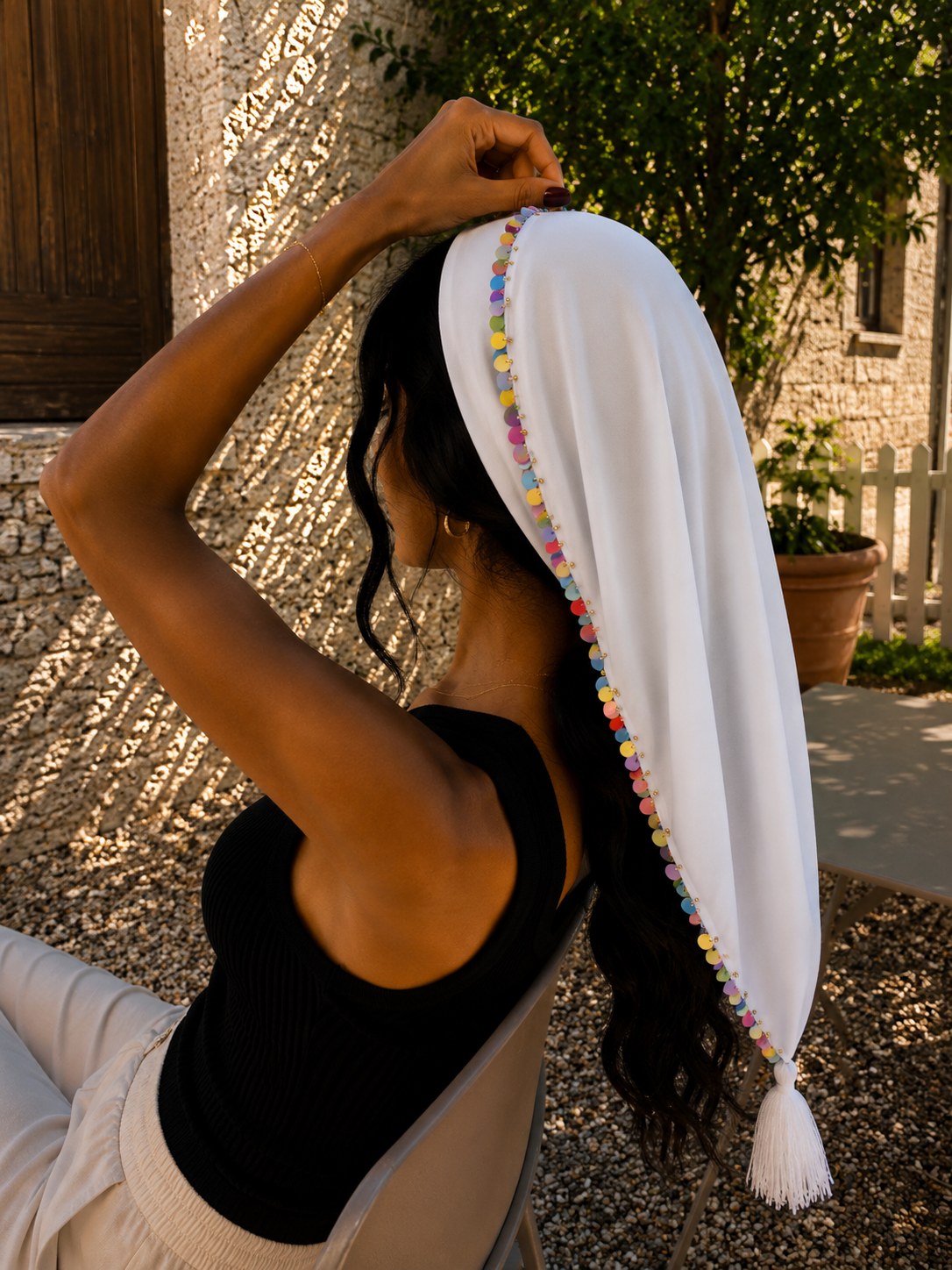 ZIF HAYATI BLANC COLORÉ 🪡