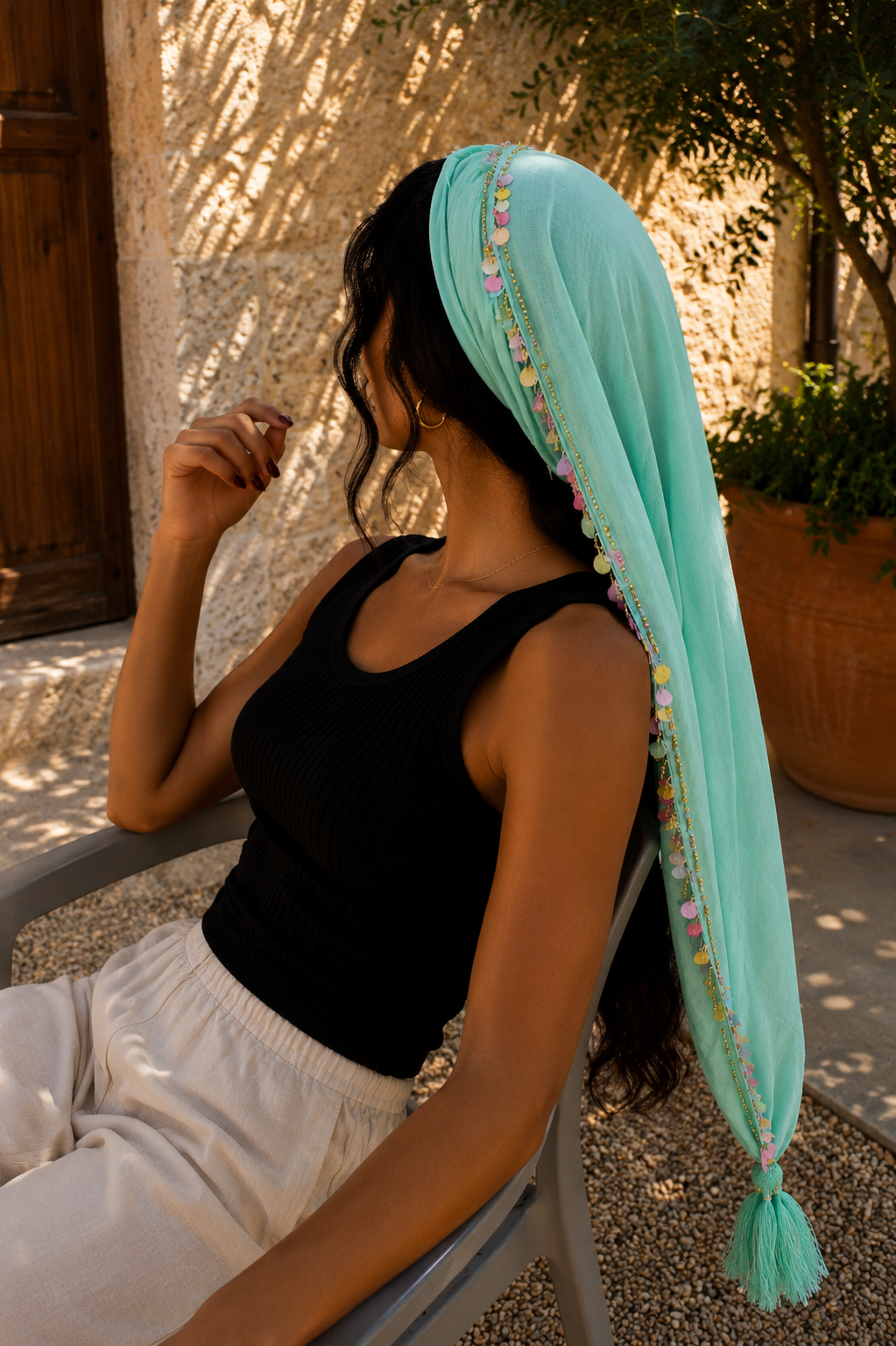 ZIF HAYATI VERT MENTHE COLORÉ🪡